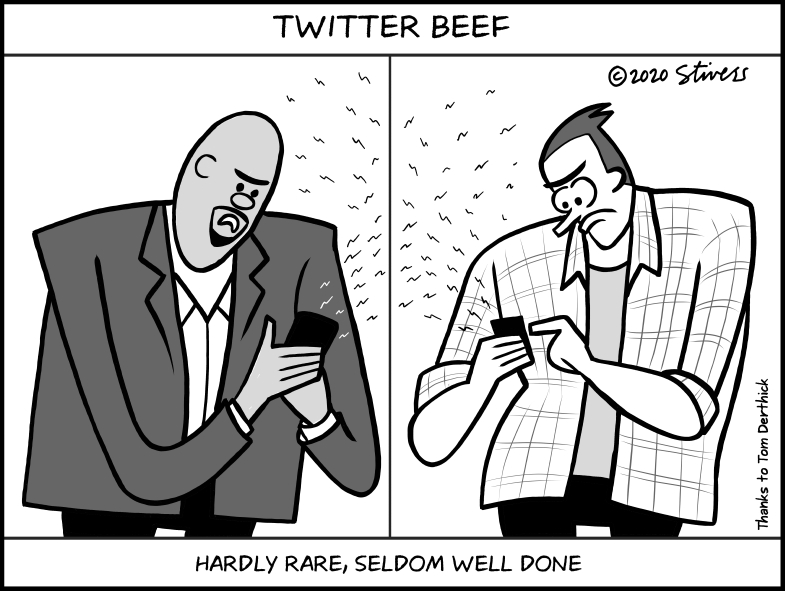 Mmm… Twitter beef